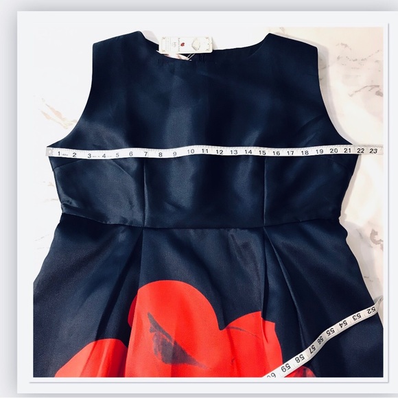 Vintage inspired dark navy dress (NWT) - Picture 2 of 12